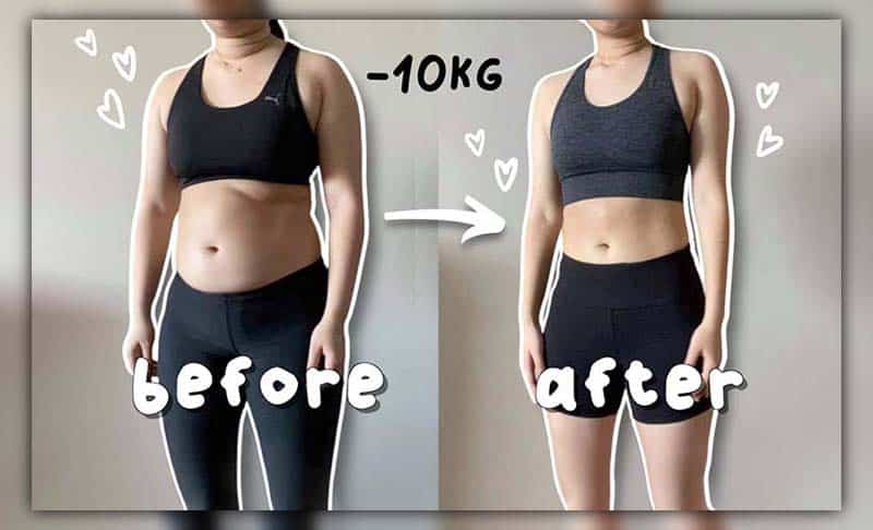 how to lose 10kg in a month