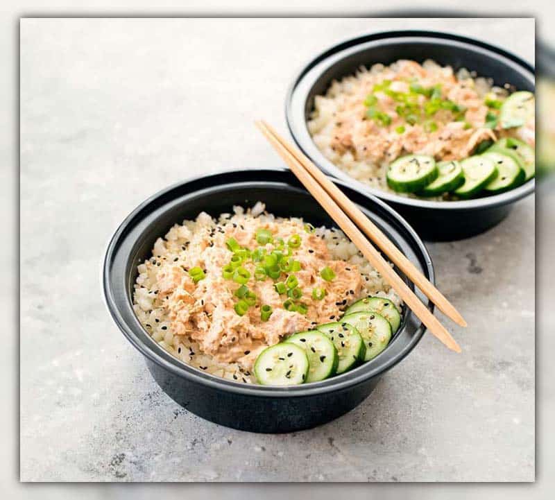 is tuna and rice healthy