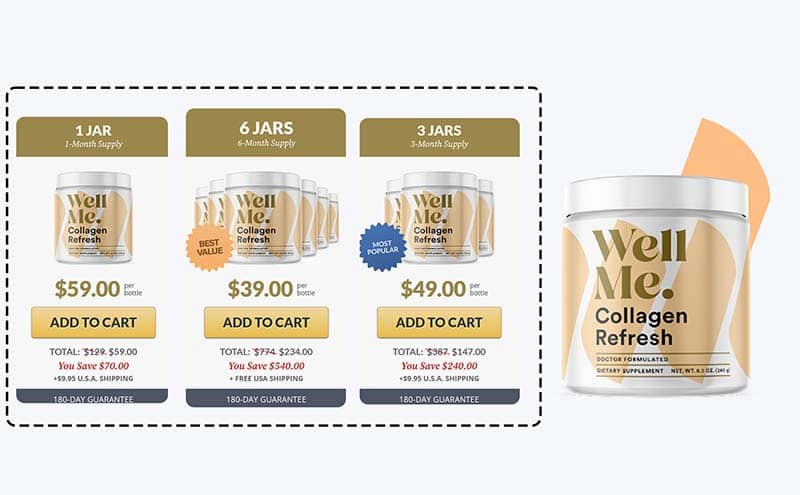 WellMe Collagen Refresh Price